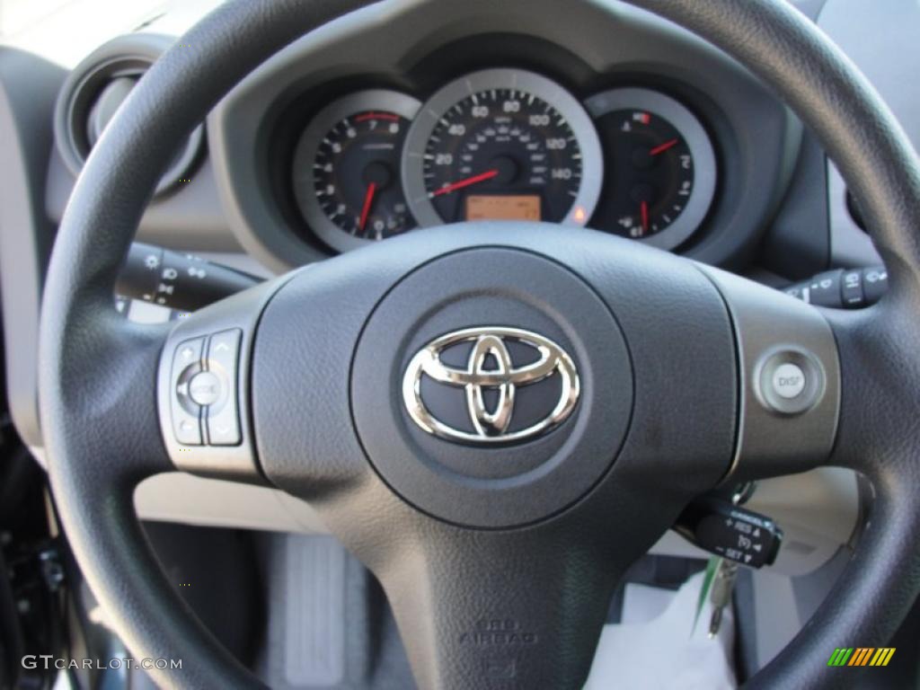 2011 Toyota RAV4 V6 Ash Steering Wheel Photo #46475781