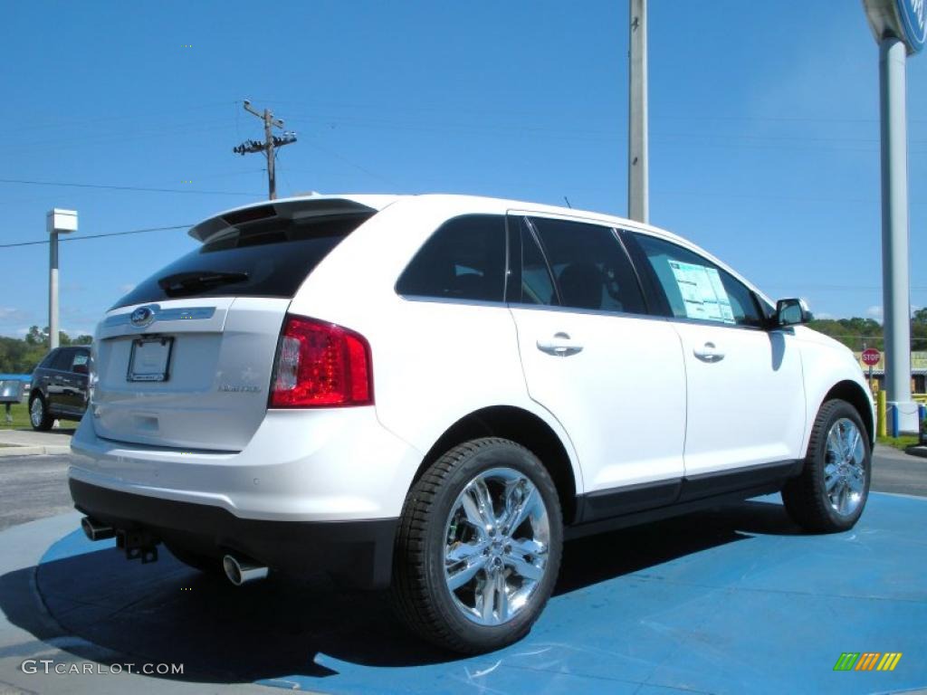 White Platinum Tri-Coat 2011 Ford Edge SEL Exterior Photo #46476345