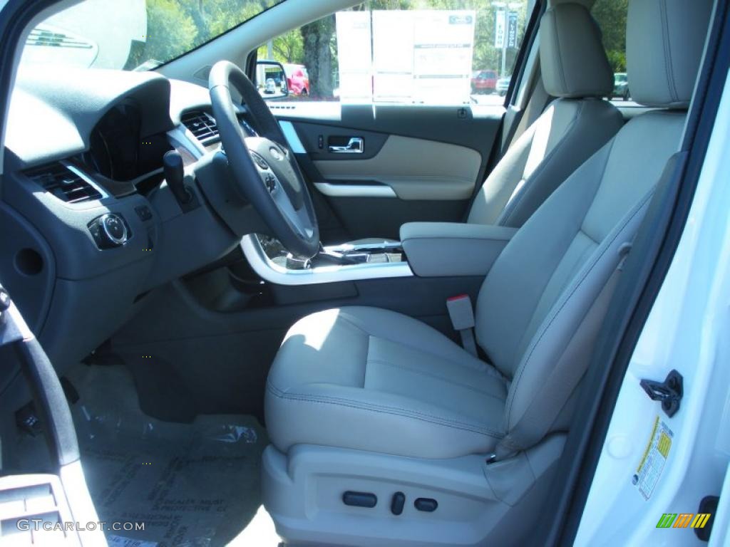 Medium Light Stone Interior 2011 Ford Edge SEL Photo #46476375