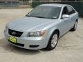 2008 Silver Blue Hyundai Sonata GLS V6  photo #7