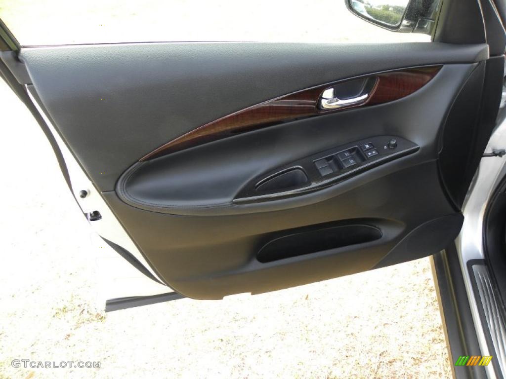2010 Infiniti EX 35 Journey Graphite Door Panel Photo #46476780