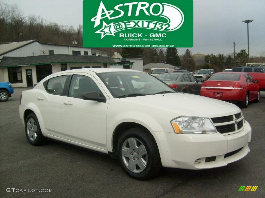 2010 Avenger SXT - Stone White / Dark Slate Gray photo #1