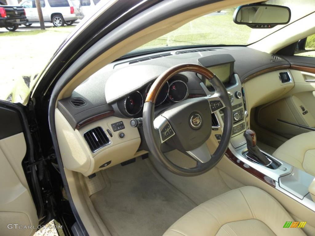 Cashmere/Cocoa Interior 2008 Cadillac CTS Sedan Photo #46477470