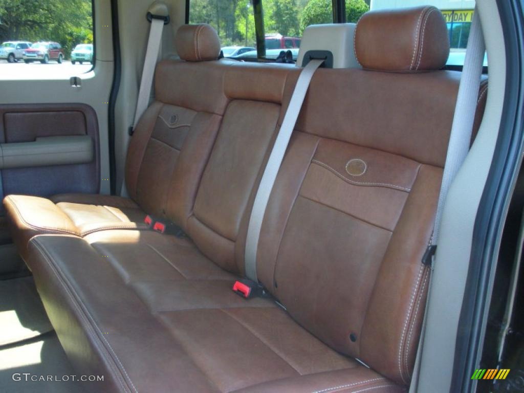 2005 F150 King Ranch SuperCrew - Black / Castano Brown Leather photo #15