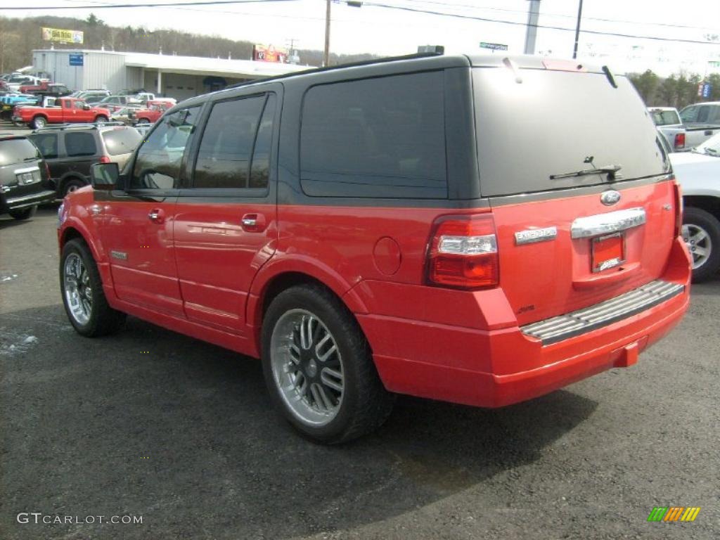 2008 Expedition Funkmaster Flex Limited 4x4 - Colorado Red/Black / Charcoal Black photo #4