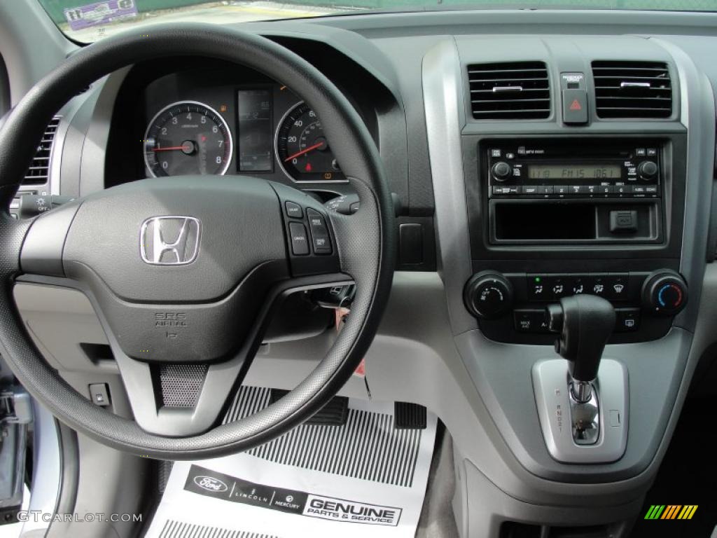 2009 Honda CR-V LX Gray Dashboard Photo #46478352