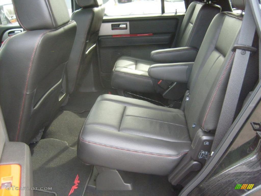 Charcoal Black Interior 2008 Ford Expedition Funkmaster Flex Limited 4x4 Photo #46478400