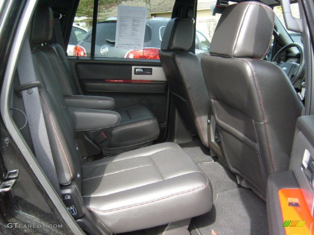 Charcoal Black Interior 2008 Ford Expedition Funkmaster Flex Limited 4x4 Photo #46478433