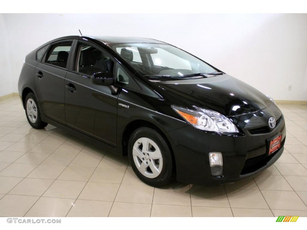 2010 Prius Hybrid II - Black / Dark Gray photo #1