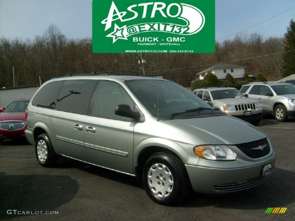 2004 Town & Country LX - Satin Jade Pearlcoat / Medium Slate Gray photo #1