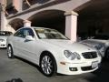 2007 Arctic White Mercedes-Benz CLK 350 Coupe  photo #1