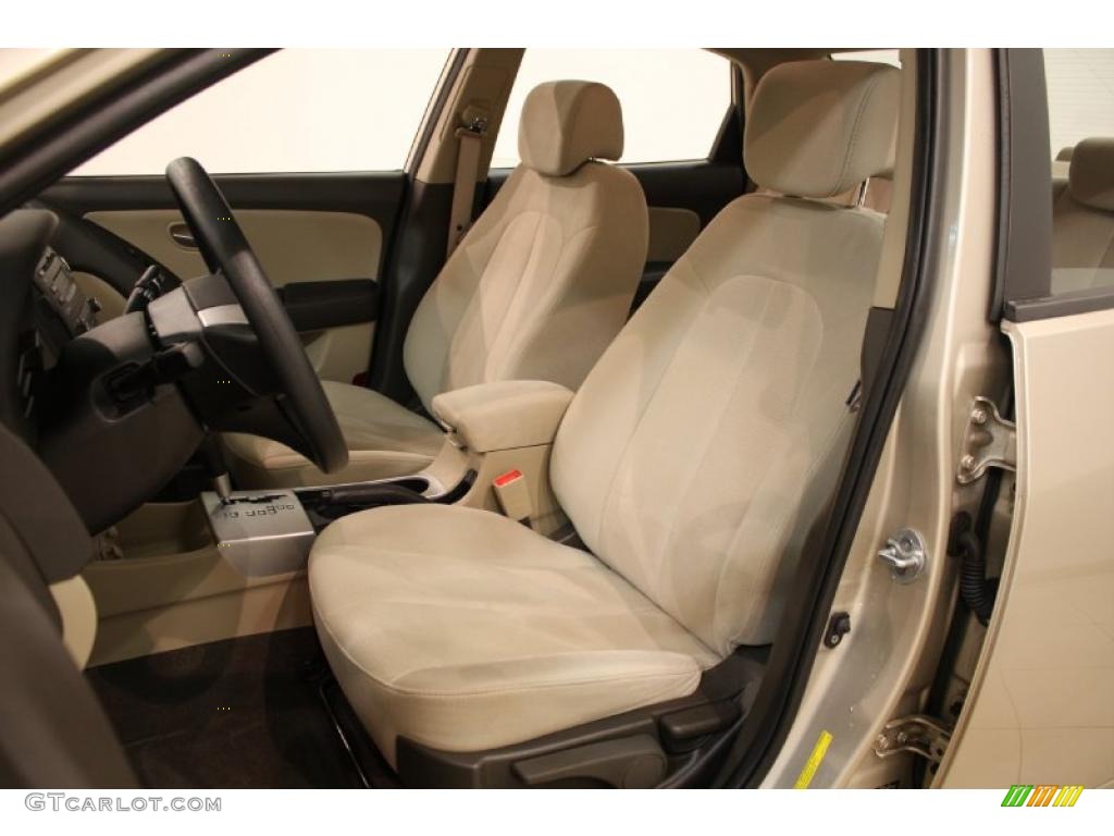 2009 Elantra GLS Sedan - Laguna Sand / Beige photo #6