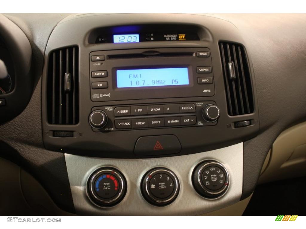 2009 Elantra GLS Sedan - Laguna Sand / Beige photo #9