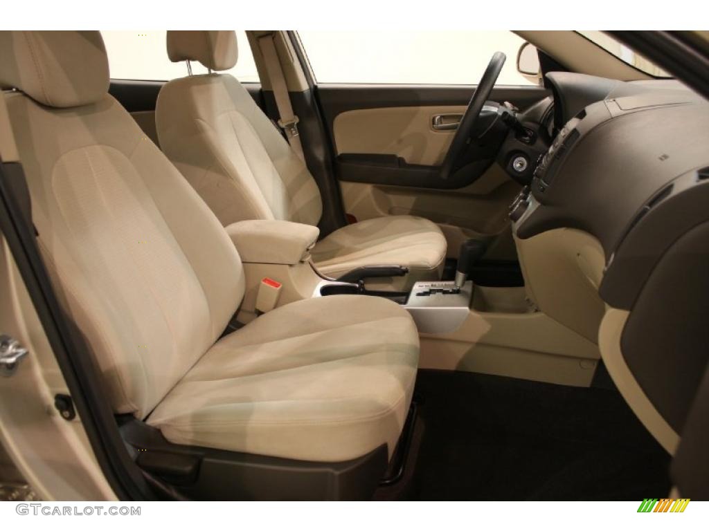 2009 Elantra GLS Sedan - Laguna Sand / Beige photo #11
