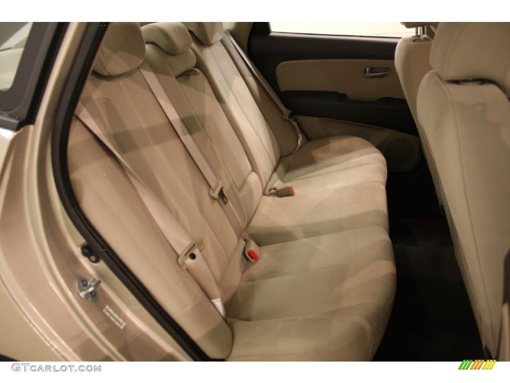 2009 Elantra GLS Sedan - Laguna Sand / Beige photo #12
