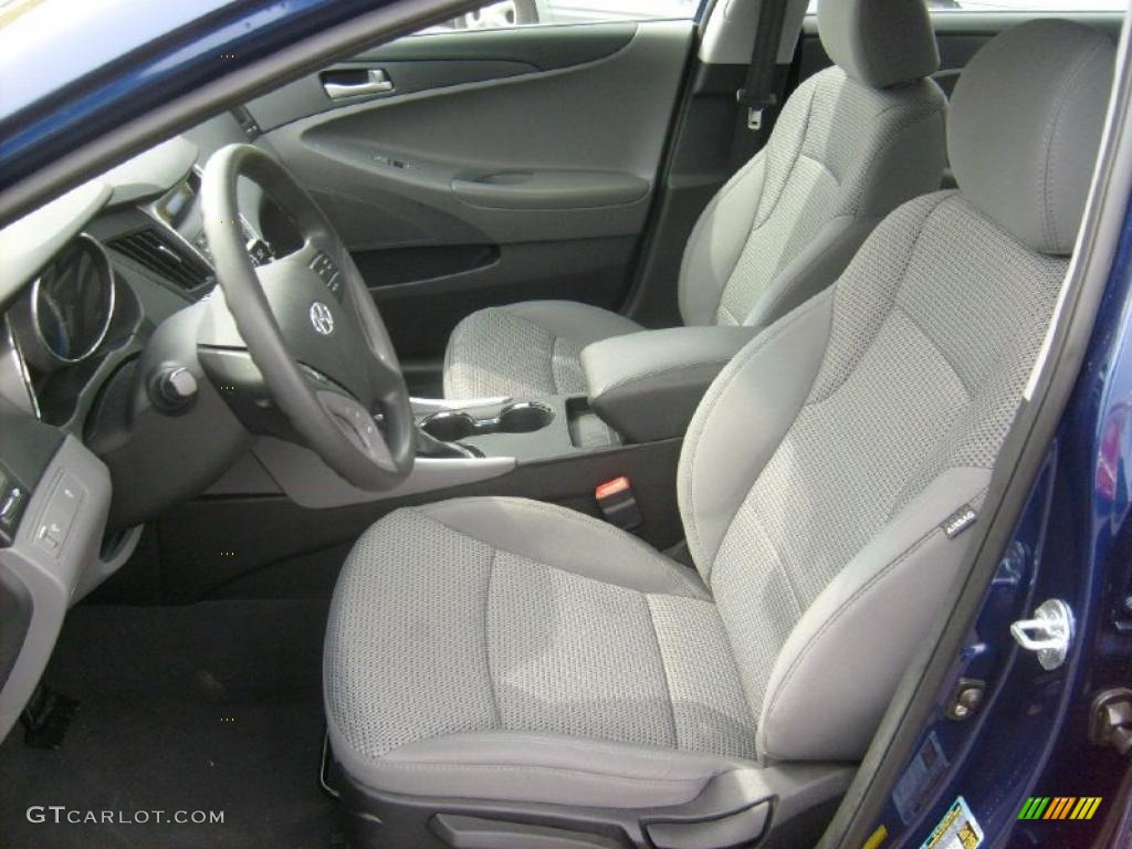 Gray Interior 2011 Hyundai Sonata GLS Photo #46479885