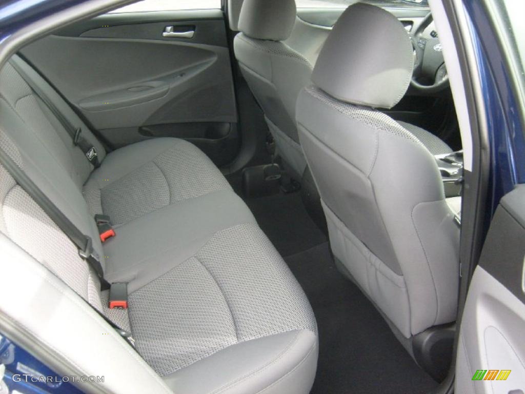 Gray Interior 2011 Hyundai Sonata GLS Photo #46479978
