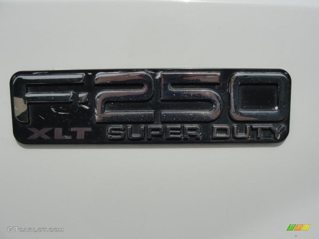 2001 Ford F250 Super Duty XLT SuperCab 4x4 Marks and Logos Photo #46480254