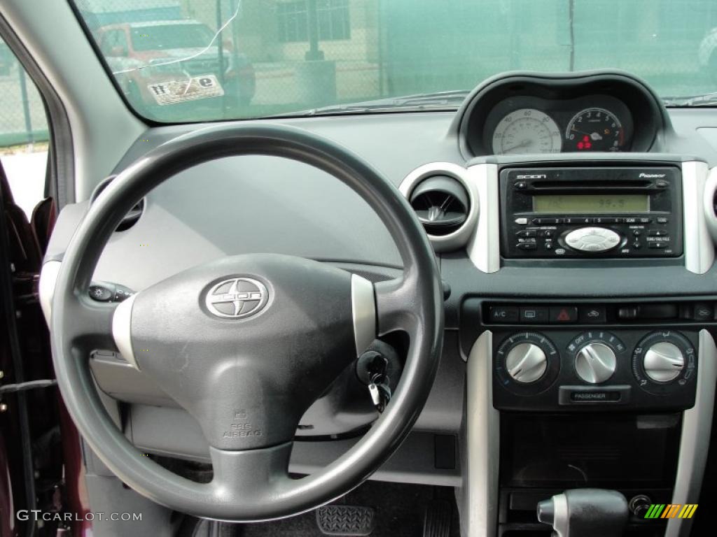 2004 Scion xA Standard xA Model Dark Charcoal Dashboard Photo #46481256