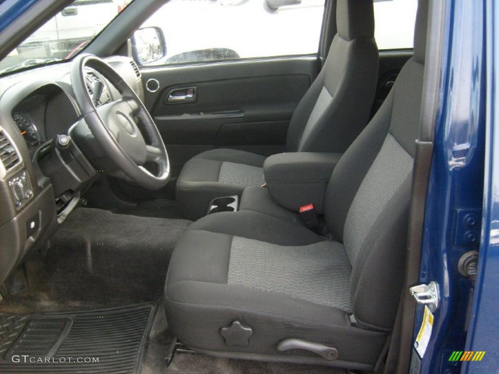 Ebony Interior 2010 GMC Canyon SLE Crew Cab 4x4 Photo #46481709