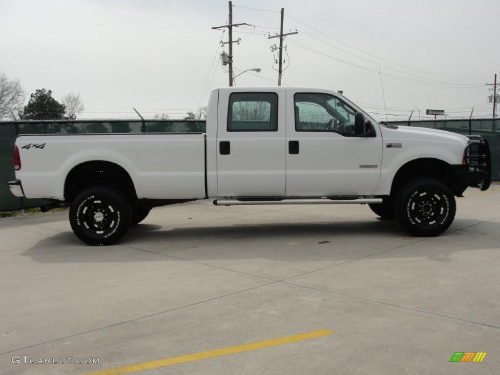 Oxford White 2004 Ford F350 Super Duty XL Crew Cab 4x4 Exterior Photo #46481733