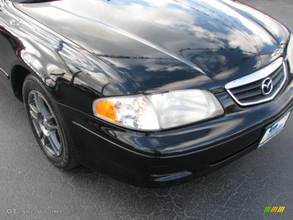 2001 626 LX - Black Onyx / Beige photo #2