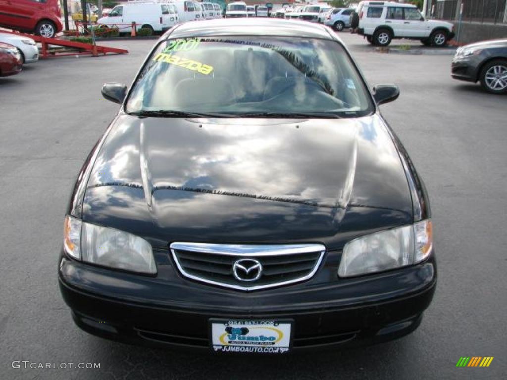 2001 626 LX - Black Onyx / Beige photo #3