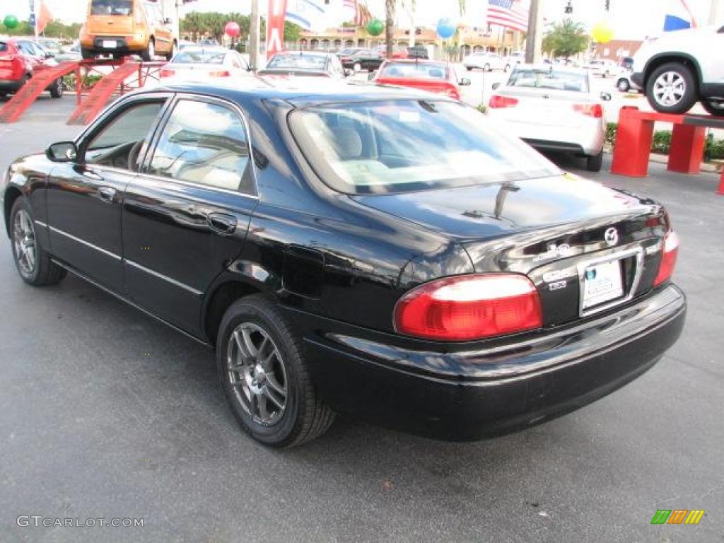 2001 626 LX - Black Onyx / Beige photo #7