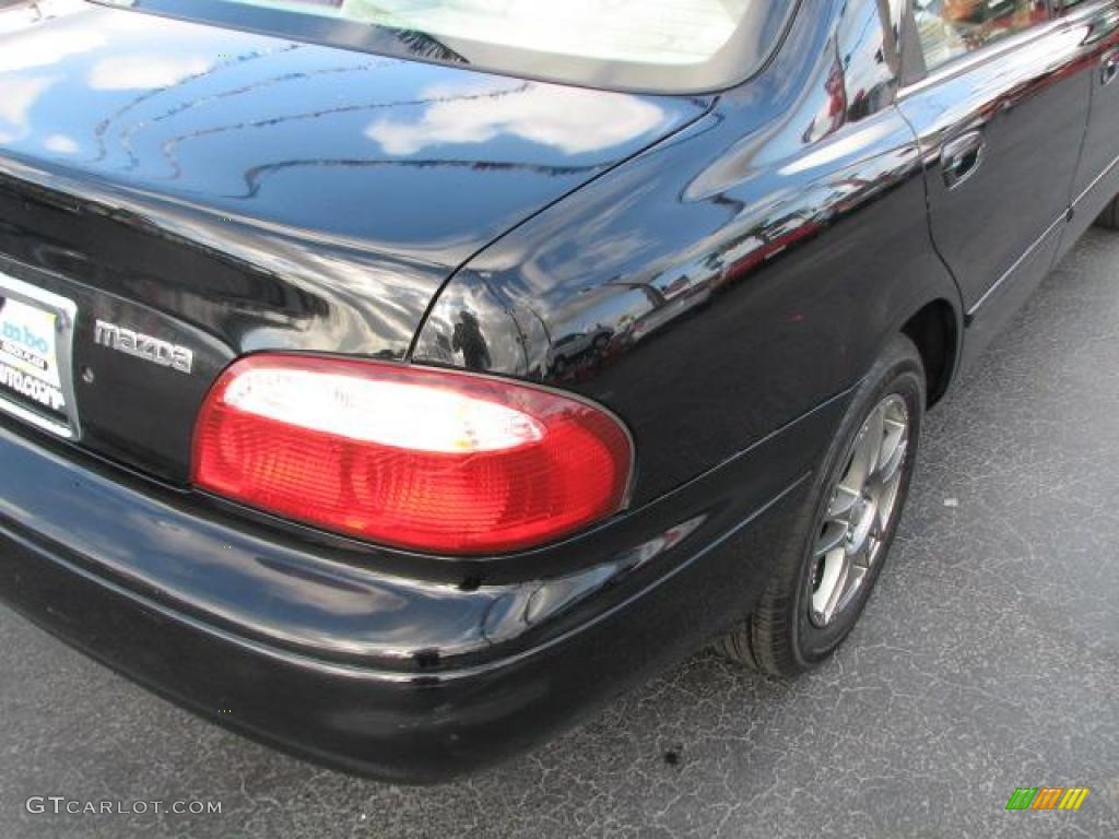 2001 626 LX - Black Onyx / Beige photo #10