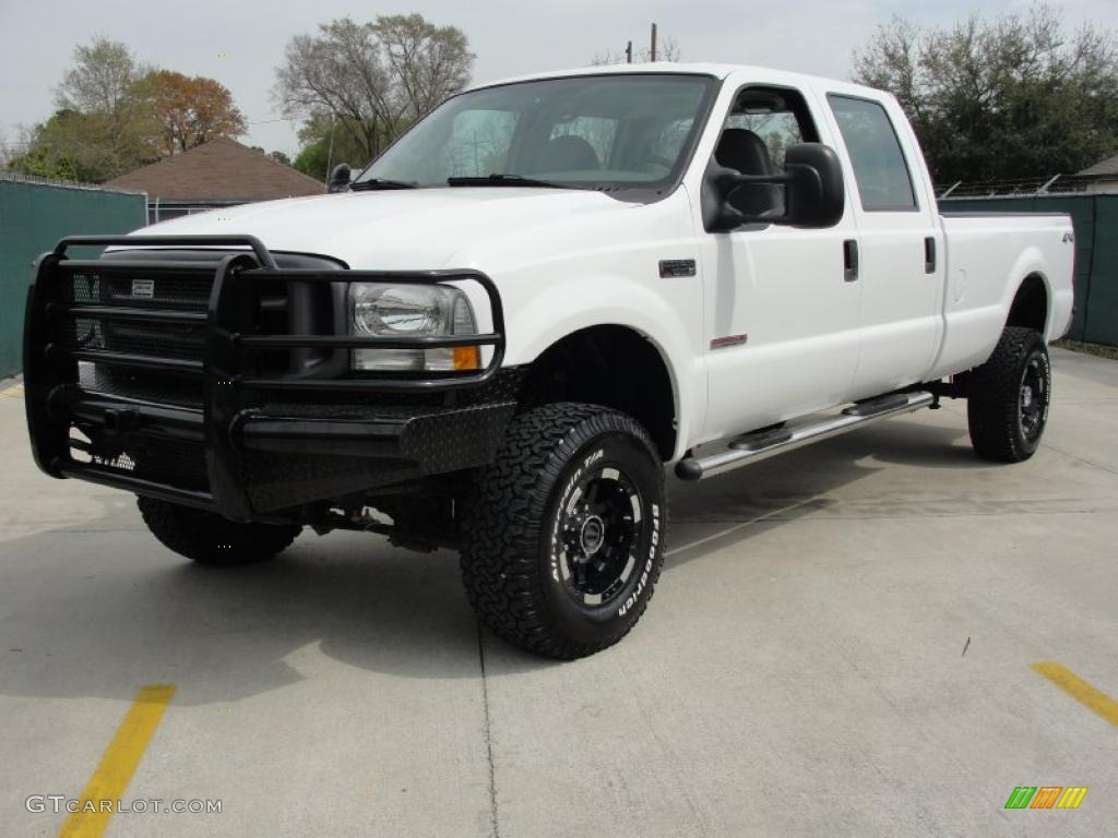 Oxford White 2004 Ford F350 Super Duty XL Crew Cab 4x4 Exterior Photo #46482336
