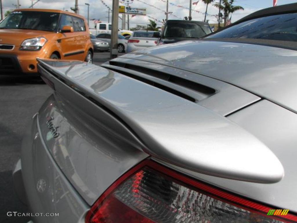 Arctic Silver Metallic 2008 Porsche 911 Turbo Cabriolet Exterior Photo #46482834