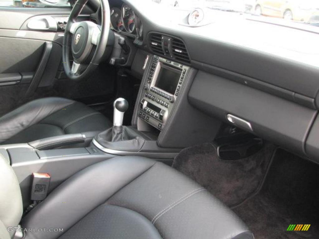 Black Interior 2008 Porsche 911 Turbo Cabriolet Photo #46482957