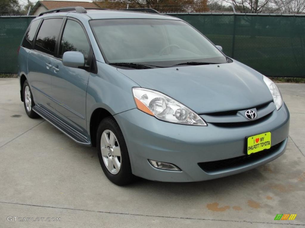 2006 Sienna XLE - Blue Mirage Metallic / Stone Gray photo #1