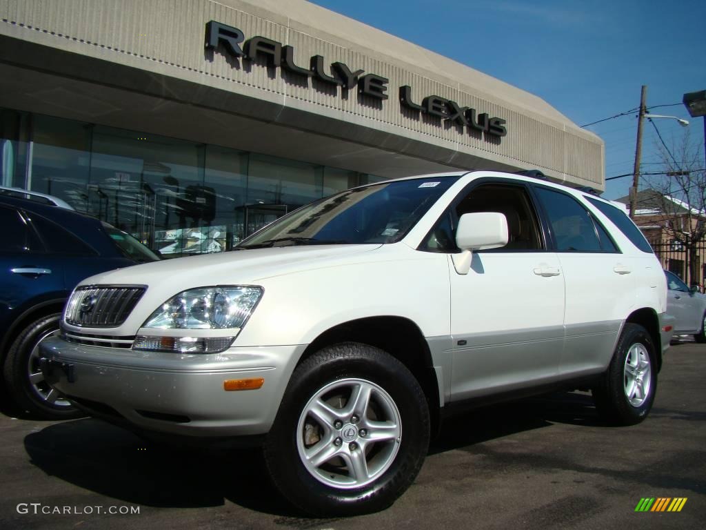 2001 RX 300 AWD - White Gold Crystal / Ivory photo #1