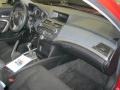 Black 2008 Honda Accord EX Coupe Dashboard