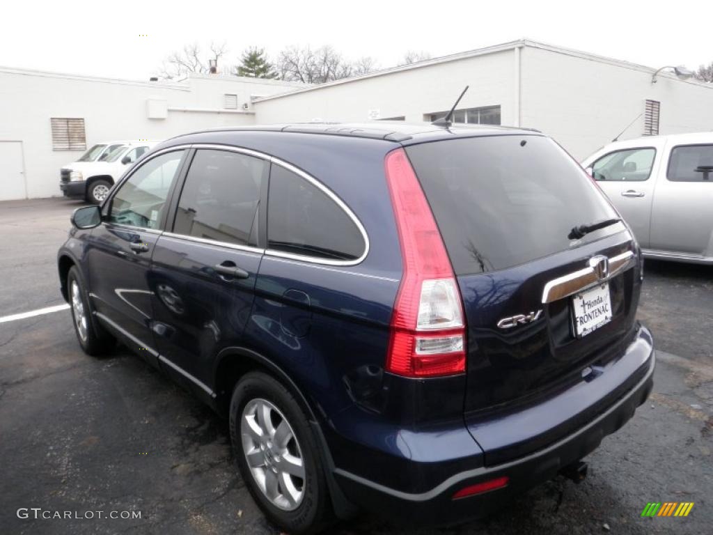 2009 CR-V EX 4WD - Royal Blue Pearl / Gray photo #3