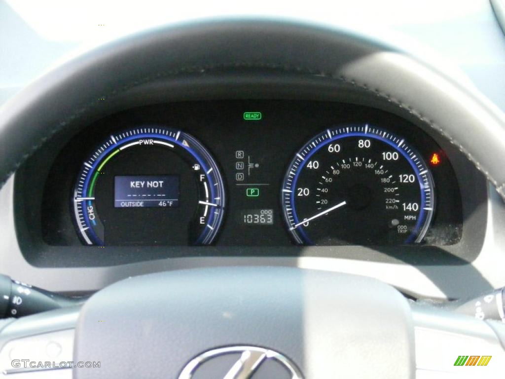2010 Lexus HS 250h Hybrid Premium Gauges Photo #46484415
