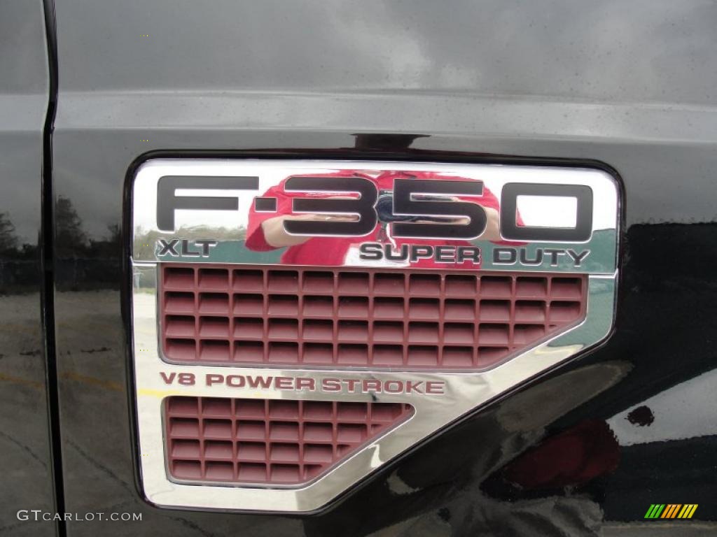 2008 Ford F350 Super Duty XLT Crew Cab 4x4 Dually Marks and Logos Photo #46484850