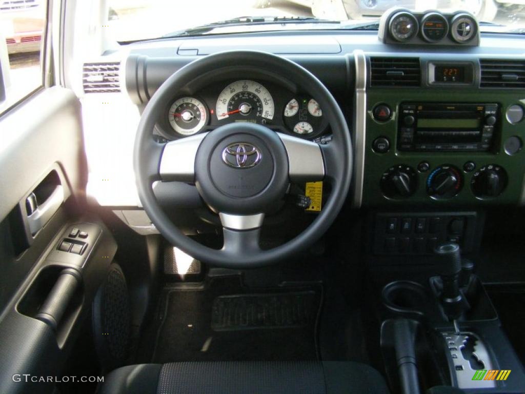 2010 Toyota FJ Cruiser 4WD Dark Charcoal Dashboard Photo #46484913