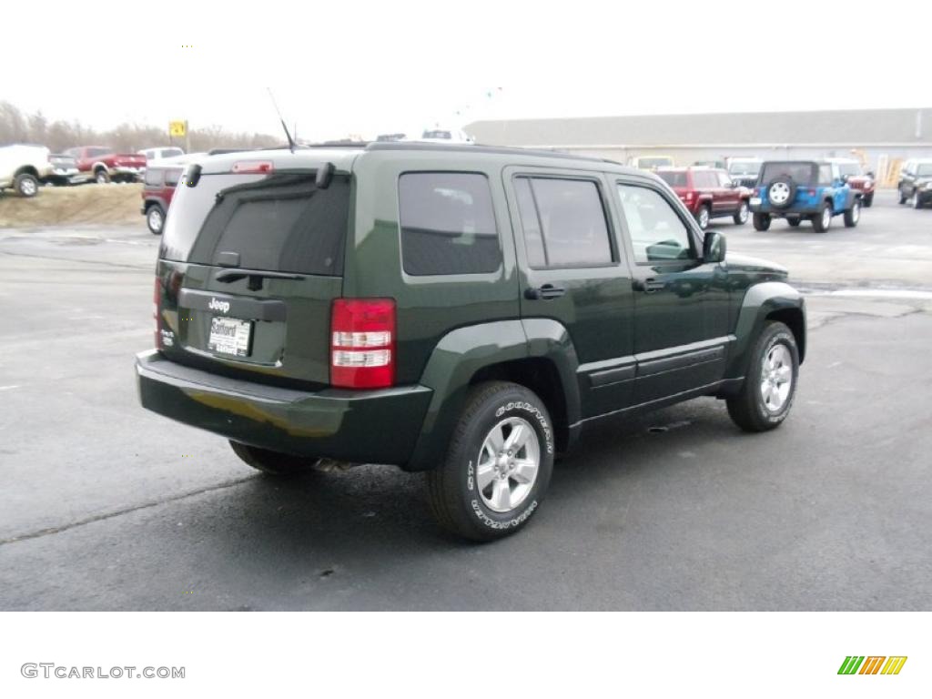 Natural Green Metallic 2011 Jeep Liberty Sport 4x4 Exterior Photo #46484988