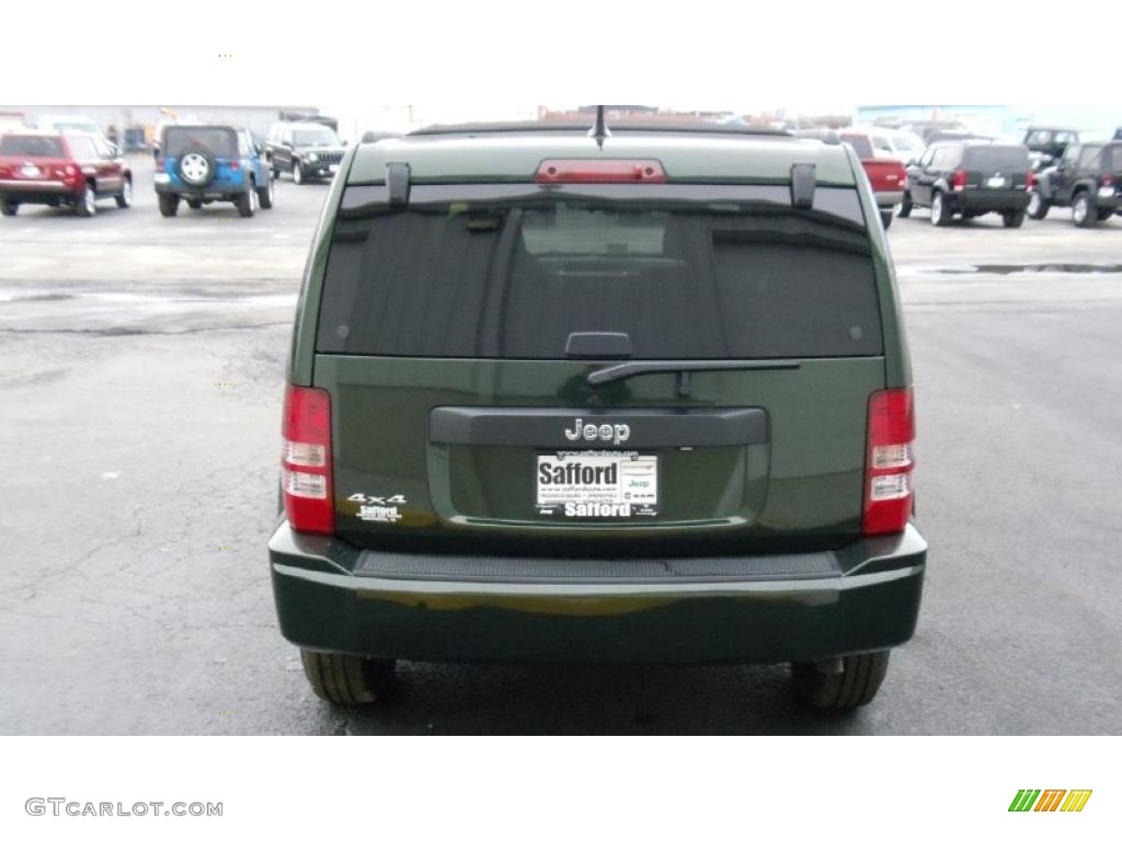 2011 Liberty Sport 4x4 - Natural Green Metallic / Dark Slate Gray photo #5