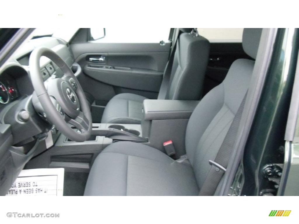 2011 Liberty Sport 4x4 - Natural Green Metallic / Dark Slate Gray photo #13