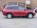 2009 Salsa Red Pearl Toyota Highlander Limited  photo #2