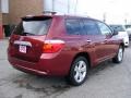 2009 Salsa Red Pearl Toyota Highlander Limited  photo #3