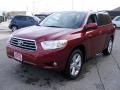 2009 Salsa Red Pearl Toyota Highlander Limited  photo #7