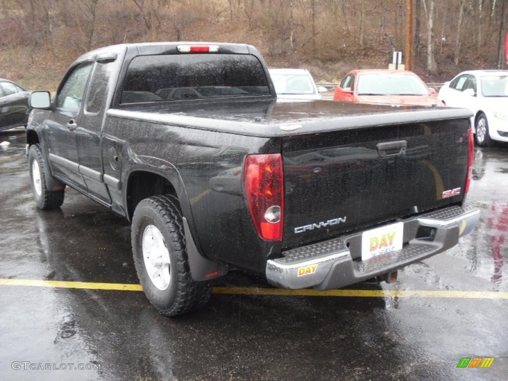Onyx Black 2006 GMC Canyon Work Truck Extended Cab Exterior Photo #46486995