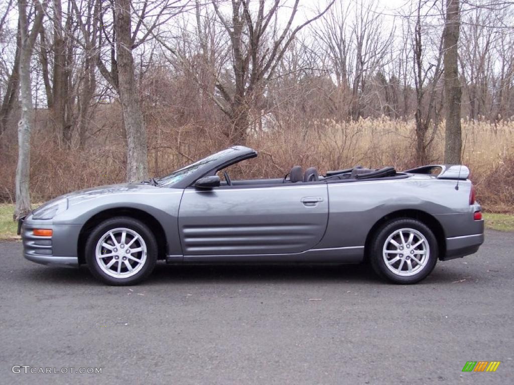 Titanium Pearl 2002 Mitsubishi Eclipse Spyder GS Exterior Photo #46487040