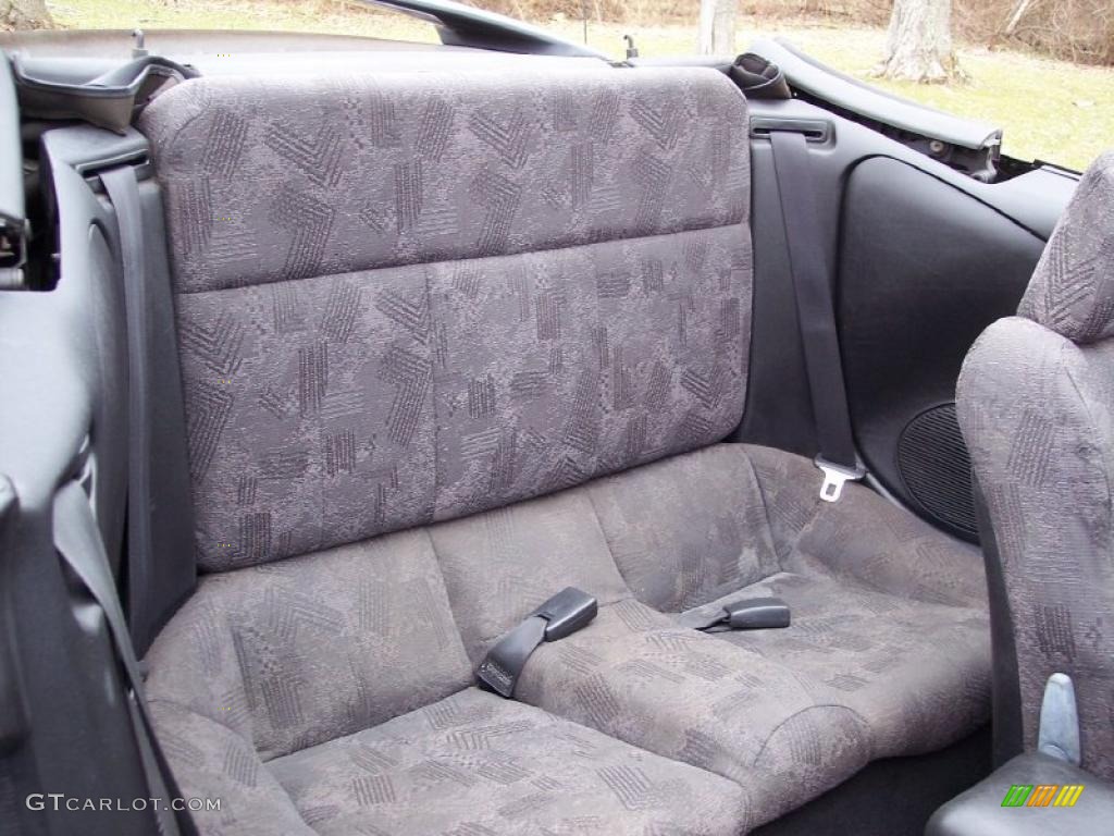 Black Interior 2002 Mitsubishi Eclipse Spyder GS Photo #46487643