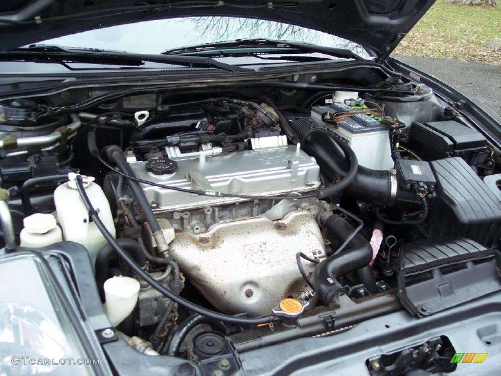 2002 Mitsubishi Eclipse Spyder GS 2.4 Liter SOHC 16 Valve Inline 4 Cylinder Engine Photo #46487661
