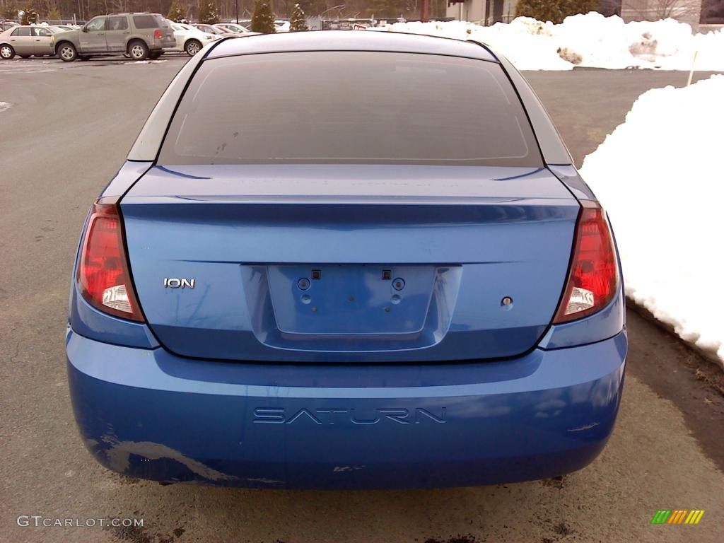 2003 ION 3 Sedan - Bright Blue / Gray photo #5